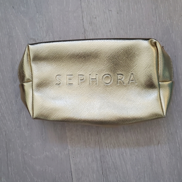 Brand New Gold Sephora Makeup Bag - Picture 7 of 7